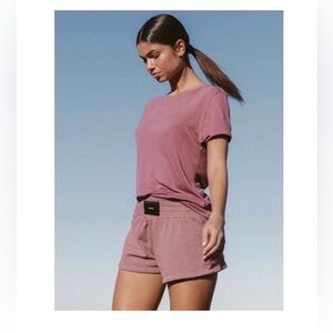 Talentless X-Small Pink Shorts Cotton Elastic Waist